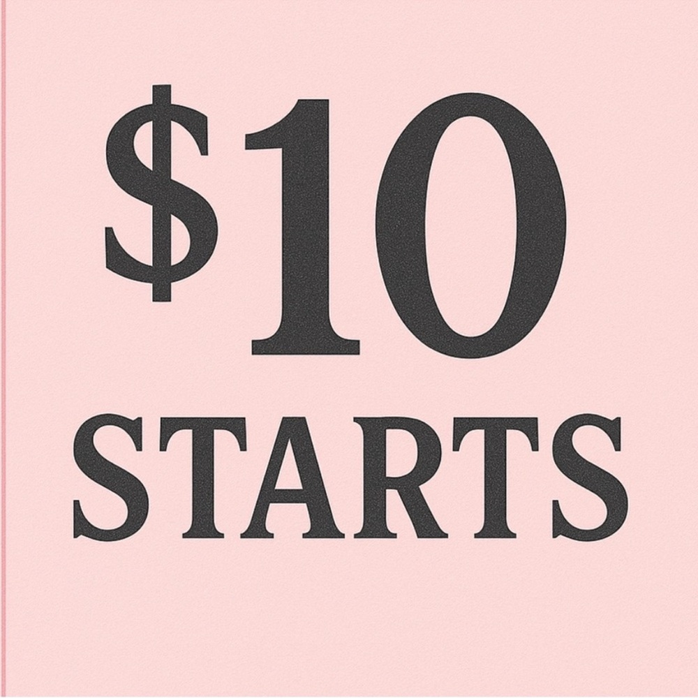 $10 starts for unlisted items live show
